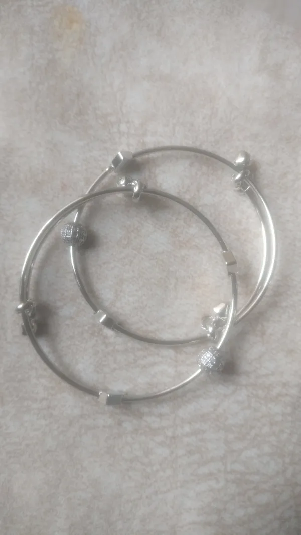 Silver_Stainless_Steel_Geometric_Bangle_Set_For_Women