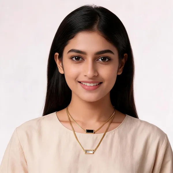 Gold_Stainless_Steel_Rectangular_Pendant_Necklace_Set_For_Women