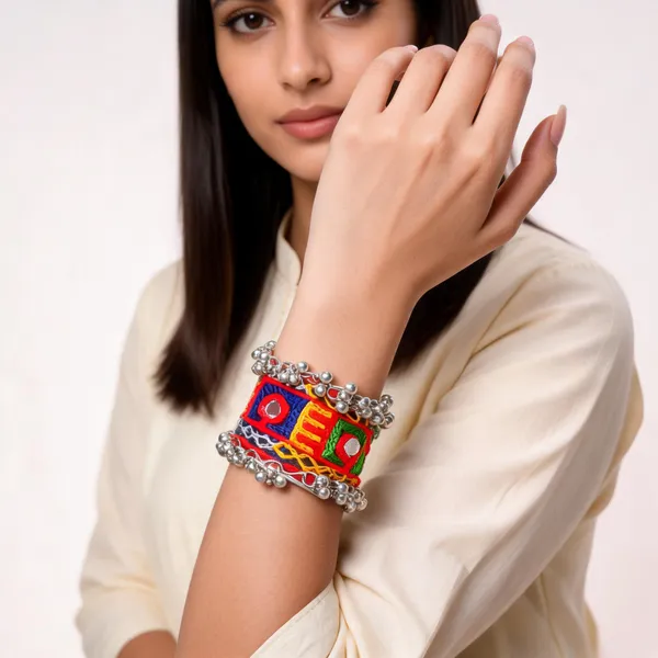 Multicolor_Embroidered_Bell_Bangle_For_Women