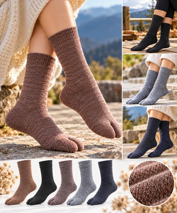 Womens_Woolen_Thermal_Thumb_Socks