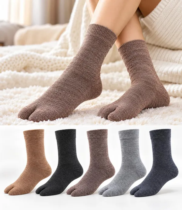 Womens_Woolen_Thermal_Thumb_Socks
