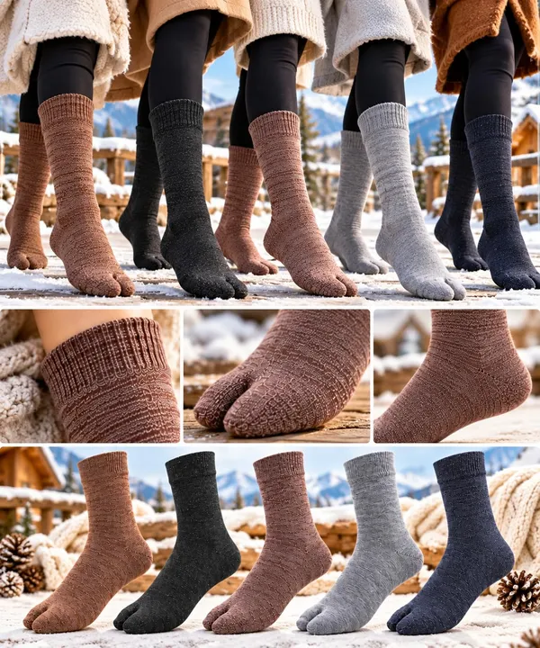 Womens_Woolen_Thermal_Thumb_Socks