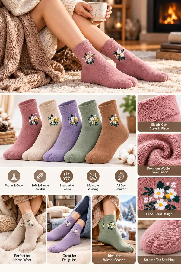Womens_Woolen_Ankle_Socks