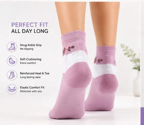 Orrivo_Women_Floral_Print,_Embriodered_Ankle_Length_(Pack_Of_5)