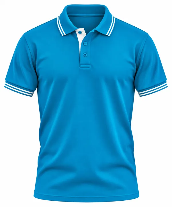 Teal_Blue_Plains_Polo_T_Shirt