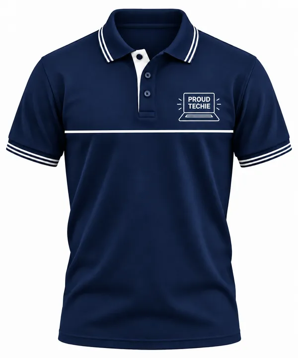 Maroon_Proud_Techie_Polo_T_Shirt