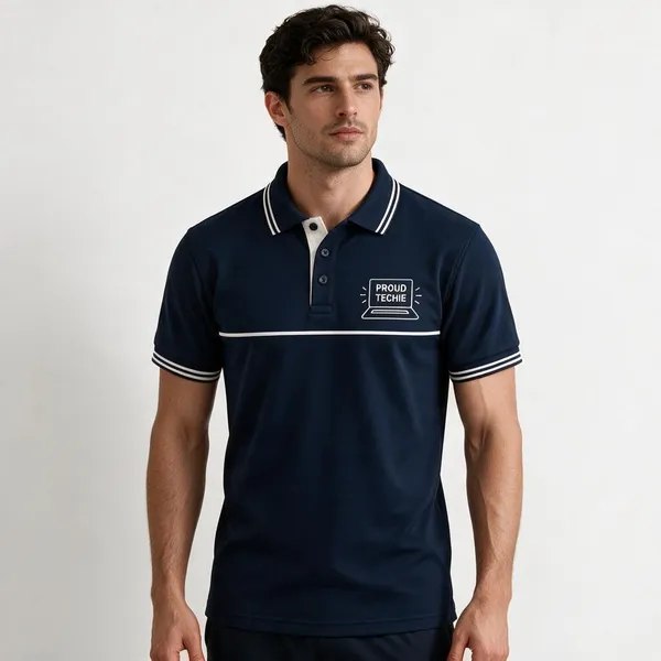 Maroon_Proud_Techie_Polo_T_Shirt