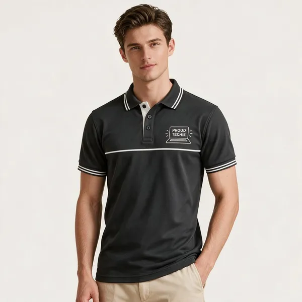 Charcoal_Grey_Proud_Techie_Polo_T_Shirt