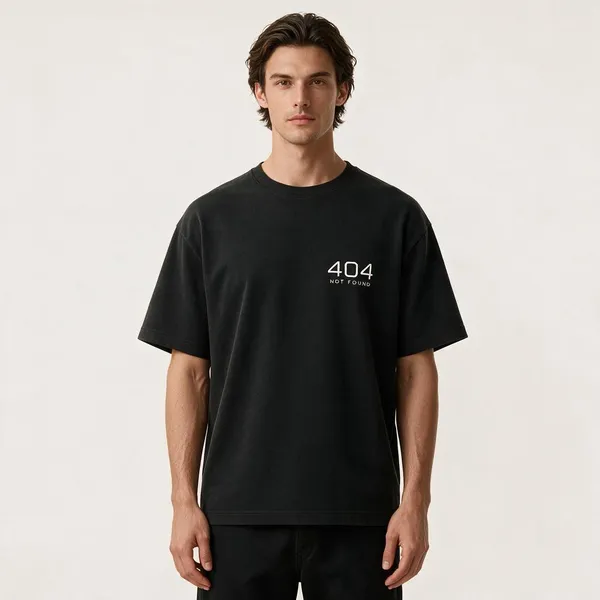 Black_404_Not_Found_Crew_Neck_T_Shirt