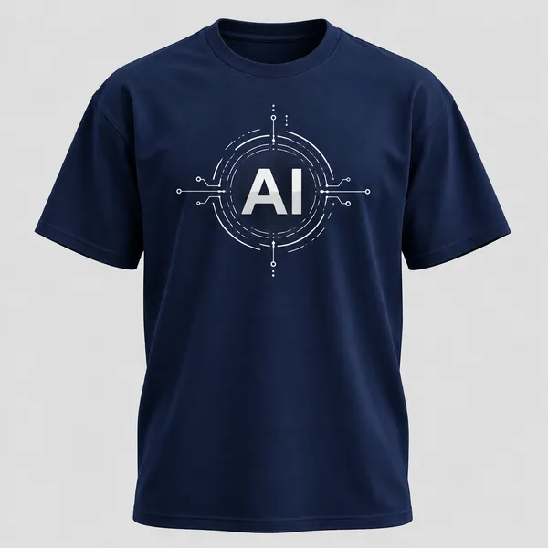Navy_Blue_Ai_Logo_Cotton_T_Shirt_Crew_Neck_T_Shirt