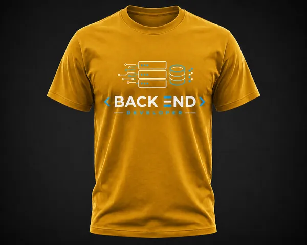 Yellow_Backend_Crew_Neck_T_Shirt