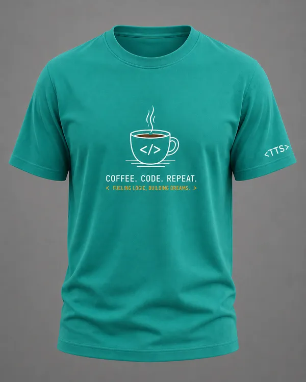 Aqua_Coffee_Code_Repeat_Crew_Neck_T_Shirt