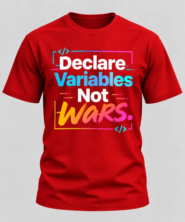 Red_Declare_Variables_Not_Wars_Crew_Neck_T_Shirt