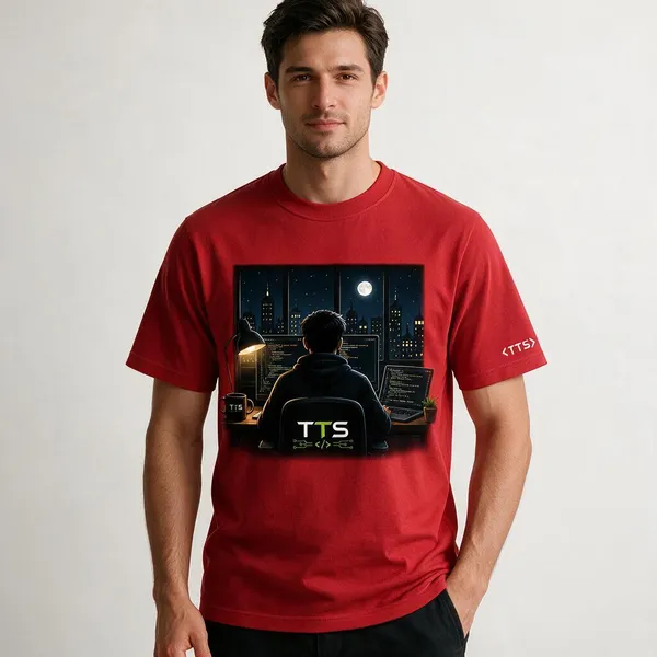 Red_Dev_Working_In_The_Night_Crew_Neck_T_Shirt