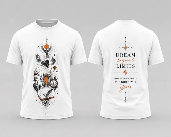 White_Dream_Beyond_Limits_Dual_Graphics_Crew_Neck_T_Shirt