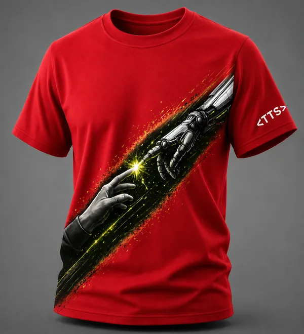 Red_Electrified_Crew_Neck_T_Shirt
