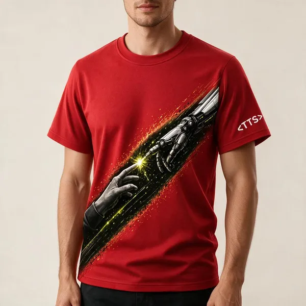 Red_Electrified_Crew_Neck_T_Shirt