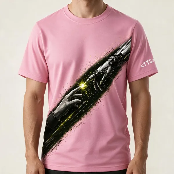 Pink_Electrified_Crew_Neck_T_Shirt