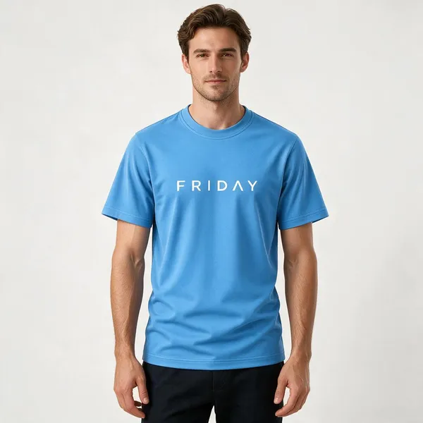 Sky_Blue_Friday_Typography_Crew_Neck_T_Shirt