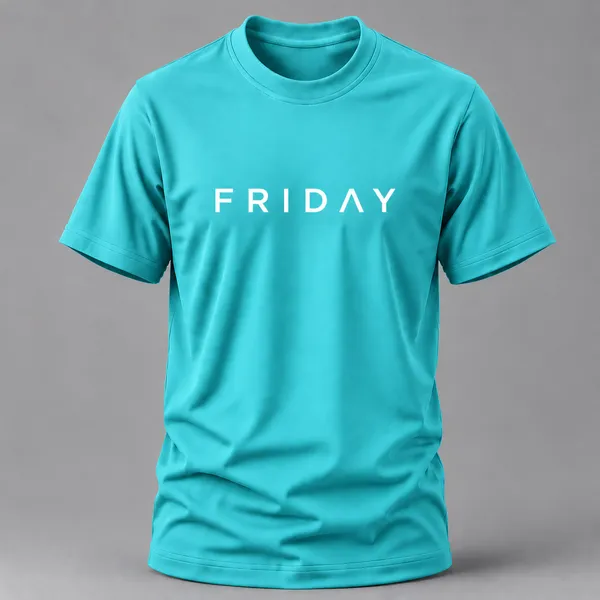 Aqua_Friday_Typography_Crew_Neck_T_Shirt