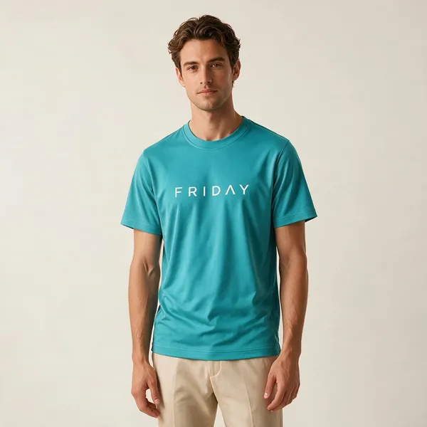Aqua_Friday_Typography_Crew_Neck_T_Shirt