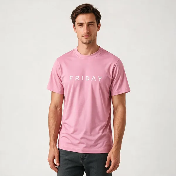 Pink_Friday_Typography_Crew_Neck_T_Shirt