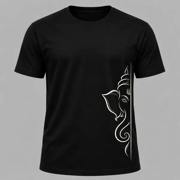 Black_Ganpati_Crew_Neck_T_Shirt