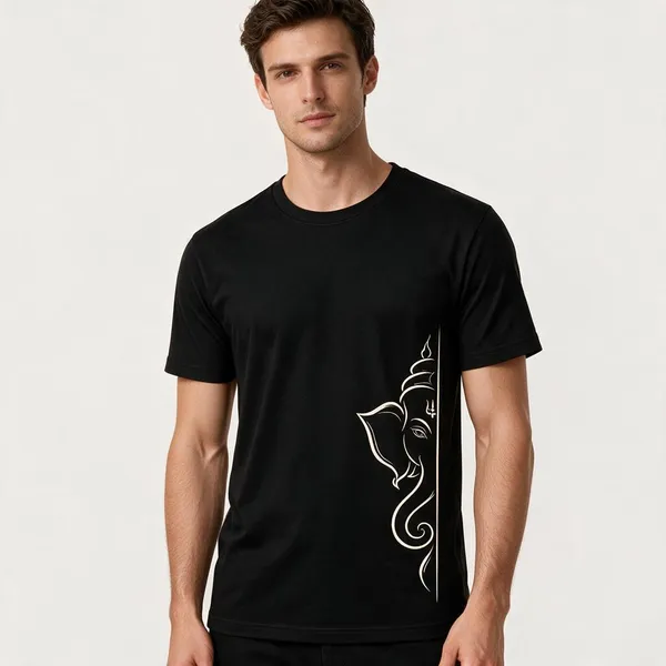 Black_Ganpati_Crew_Neck_T_Shirt