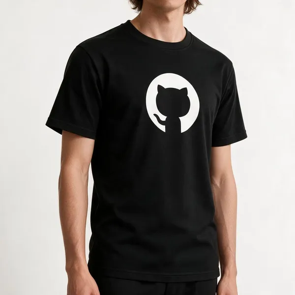 Black_Github_Logo_Crew_Neck_T_Shirt