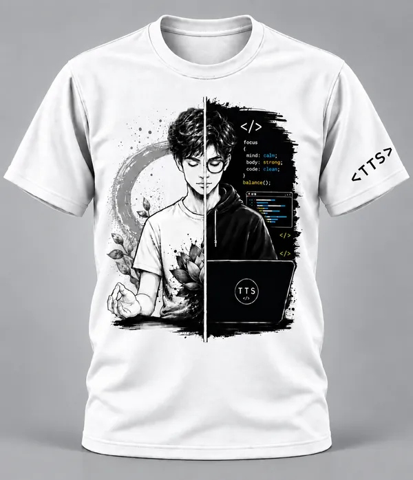 White_He_Meditechs_Crew_Neck_T_Shirt
