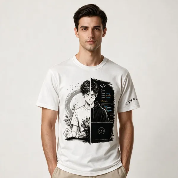 White_He_Meditechs_Crew_Neck_T_Shirt