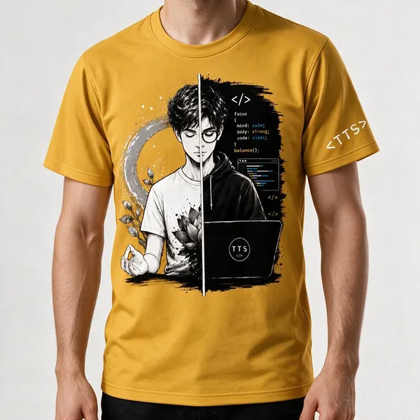 Yellow_He_Meditechs_Crew_Neck_T_Shirt