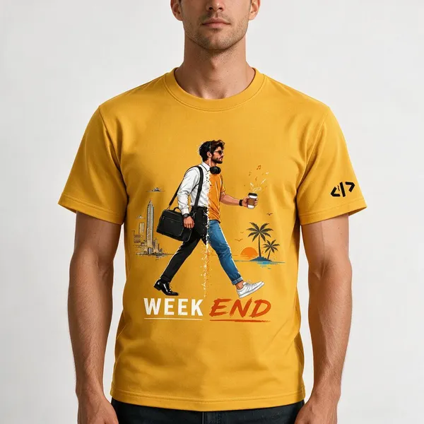 Yellow_He_Transitions_Crew_Neck_T_Shirt