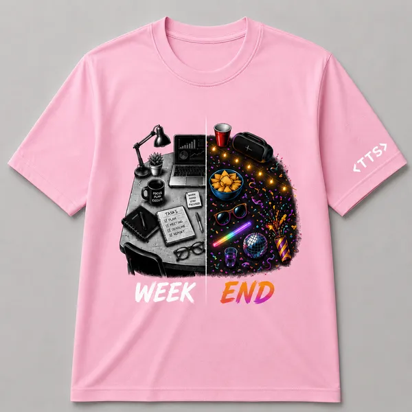 Pink_Hybrid_Table_Crew_Neck_T_Shirt