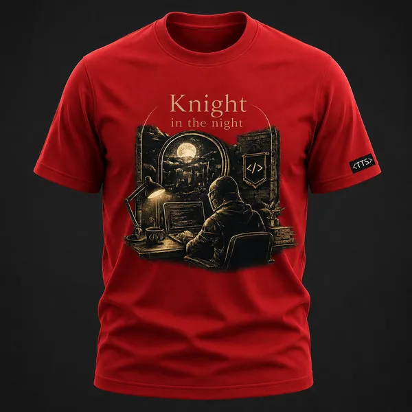 Red_Knight_In_The_Night_Crew_Neck_T_Shirt