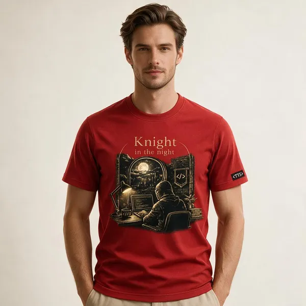 Red_Knight_In_The_Night_Crew_Neck_T_Shirt