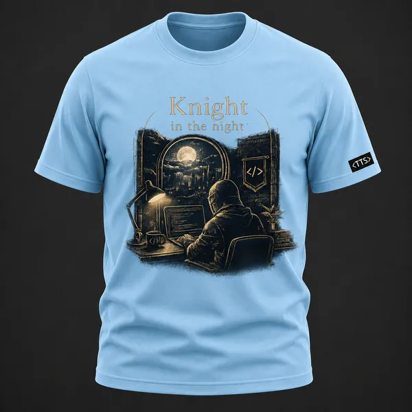 Sky_Blue_Knight_In_The_Night_Crew_Neck_T_Shirt