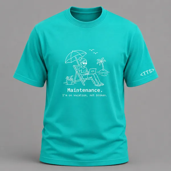 Aqua_Maintenance_Mode_Woman_Crew_Neck_T_Shirt