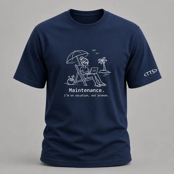 Navy_Blue_Maintenance_Mode_Woman_Crew_Neck_T_Shirt