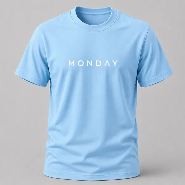 Sky_Blue_Monday_Typography_Crew_Neck_T_Shirt