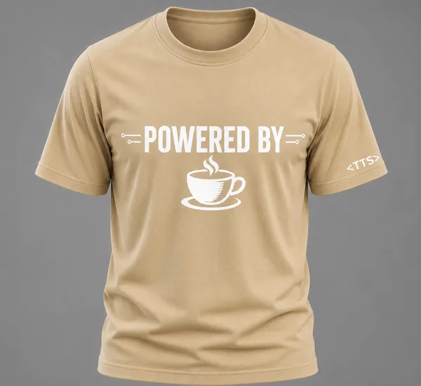 Beige_Powered_By_Coffee_Crew_Neck_T_Shirt