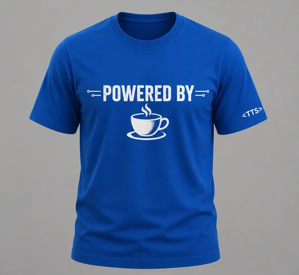 Royal_Blue_Powered_By_Coffee_Crew_Neck_T_Shirt