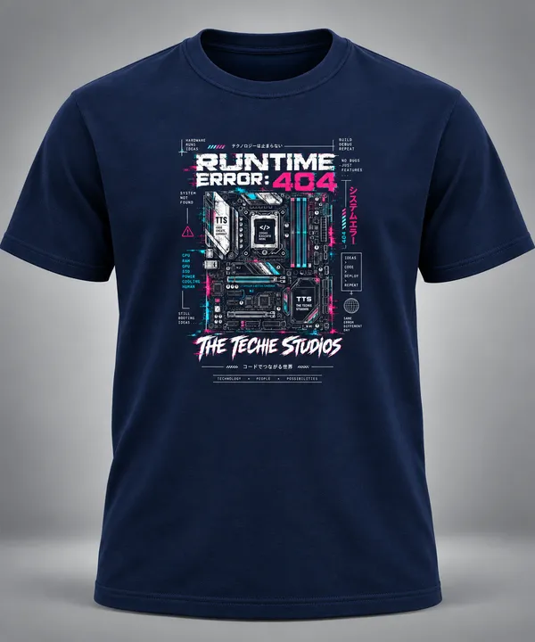 Navy_Blue_Runtime_Error_404_Crew_Neck_T_Shirt