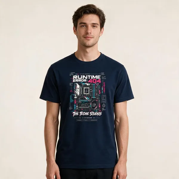 Navy_Blue_Runtime_Error_404_Crew_Neck_T_Shirt