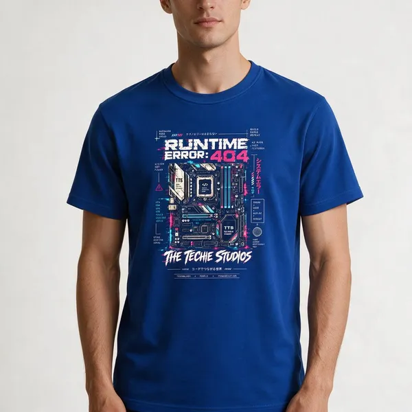 Royal_Blue_Runtime_Error_404_Crew_Neck_T_Shirt