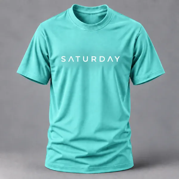 Aqua_Saturday_Typography_Crew_Neck_T_Shirt