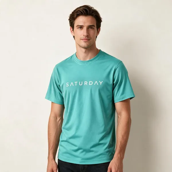 Aqua_Saturday_Typography_Crew_Neck_T_Shirt