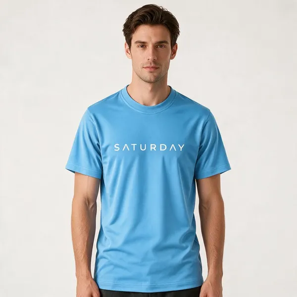 Sky_Blue_Saturday_Typography_Crew_Neck_T_Shirt