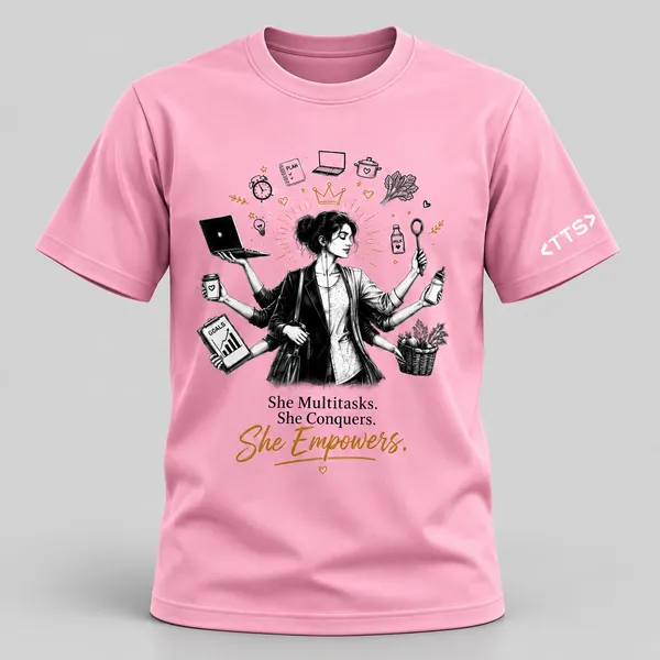 Pink_She_Empowers_Crew_Neck_T_Shirt
