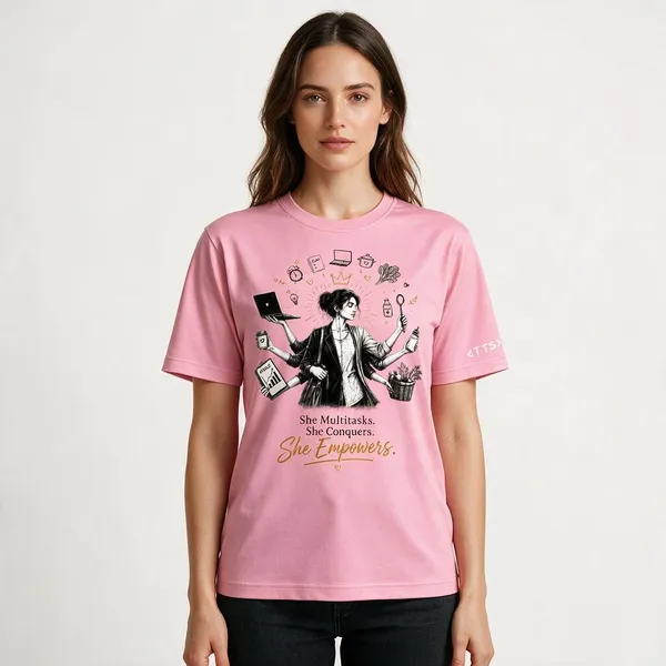 Pink_She_Empowers_Crew_Neck_T_Shirt